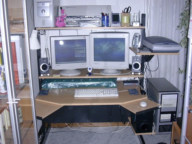 Server with workstation